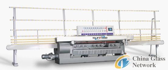 Glass straight line beveling machine